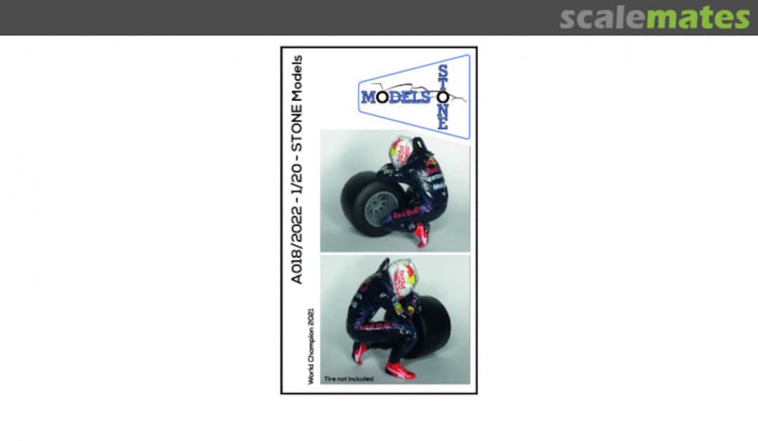 Boxart Driver Max Verstappen Red Bull RB16B A018/2022 Stone Models Boxart Driver Max Verstappen Red Bull RB16B A018/2022 Stone Models