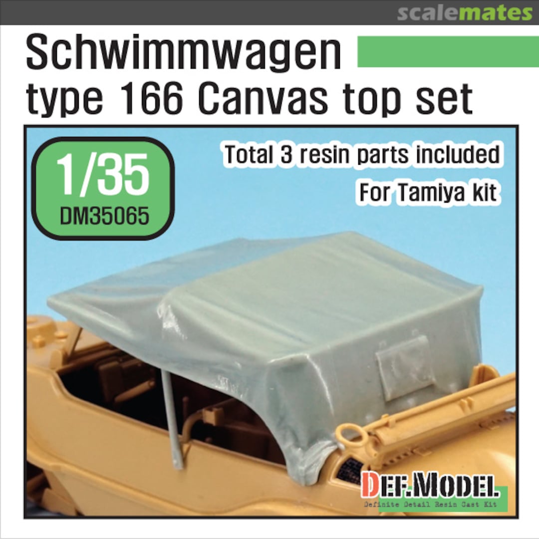 Boxart Schwimmwagen Type 166 Canvas Top for Tamiya DM35065 Def.Model Boxart Schwimmwagen Type 166 Canvas Top for Tamiya DM35065 Def.Model