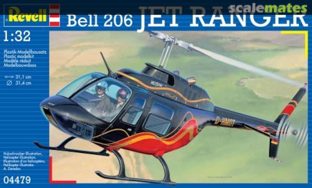 Boxart Bell 206 Jet Ranger 04479 Revell Boxart Bell 206 Jet Ranger 04479 Revell