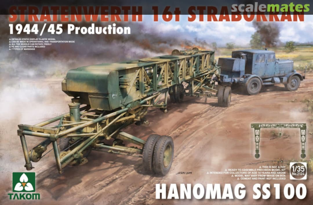 Boxart 16t Strabokran final 1944/45 (Stratenwerth) 2124 Takom Boxart 16t Strabokran final 1944/45 (Stratenwerth) 2124 Takom