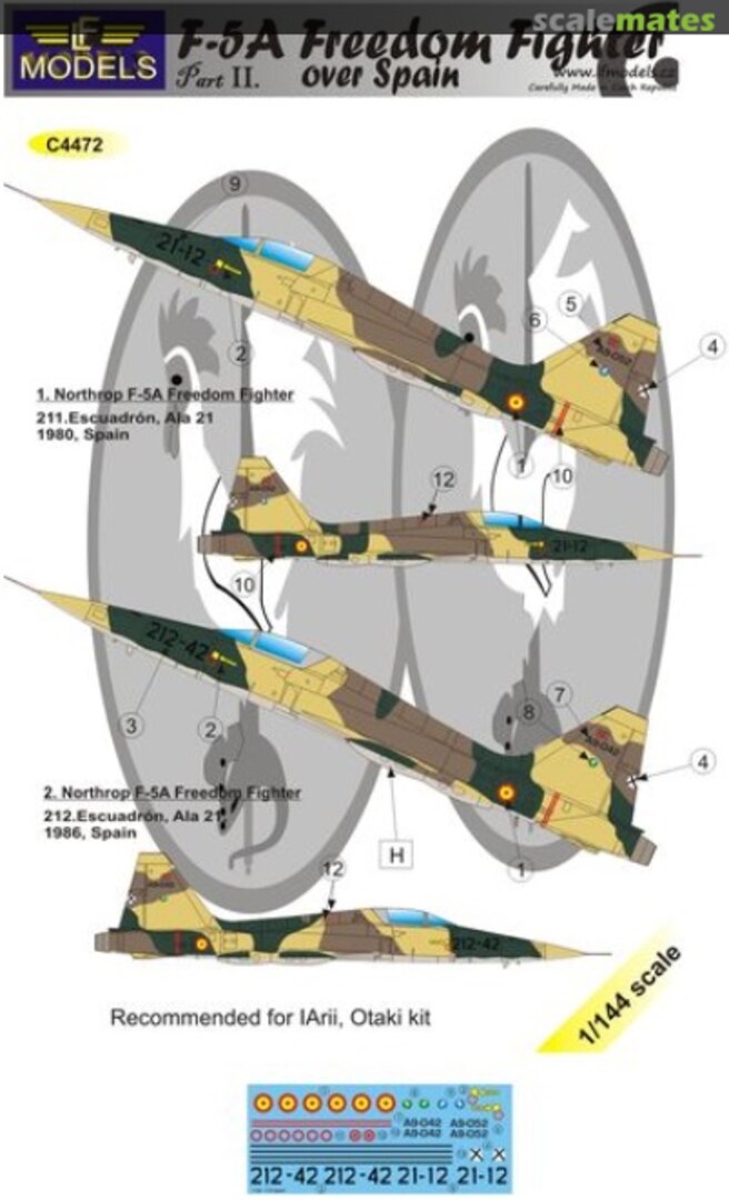 Boxart F-5A Freedom Fighter C4472 LF Models Boxart F-5A Freedom Fighter C4472 LF Models
