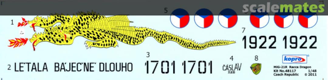 Boxart MiG-21R Recce Dragon 92117 Kopro Boxart MiG-21R Recce Dragon 92117 Kopro