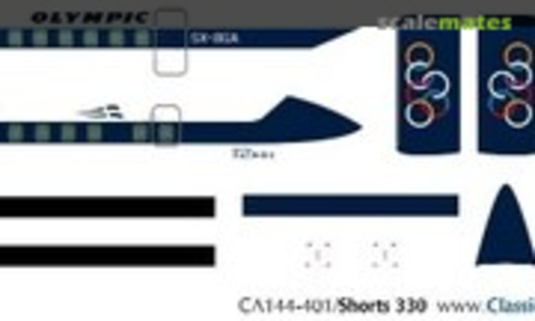 1:144 Olympic Shorts SD330 (Classic Airlines CA144-401) CA144-401