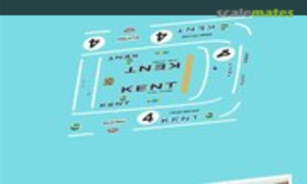 1:24 Ford Capri RS 2600 "KENT" (Atalaya Slot Decals ADCP24) ADCP24