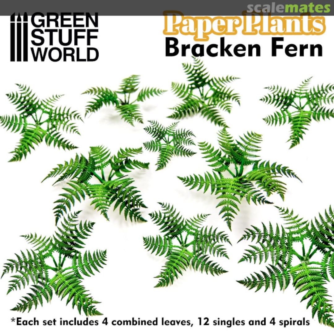 Boxart Paper Plants - Bracken Fern 10367 Green Stuff World Boxart Paper Plants - Bracken Fern 10367 Green Stuff World