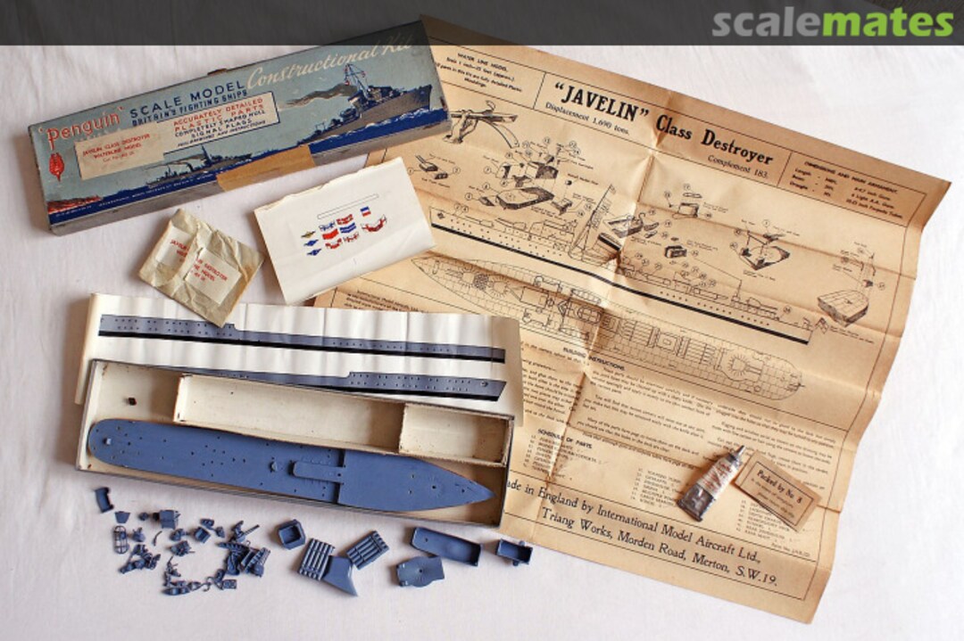 Contents Javelin Class Destroyer 405SK FROG Penguin Contents Javelin Class Destroyer 405SK FROG Penguin