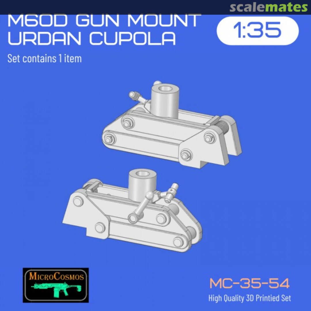 Boxart M60D Machine gun mount for Urdan Cupola MC-35-54 3D MicroCosmos Boxart M60D Machine gun mount for Urdan Cupola MC-35-54 3D MicroCosmos