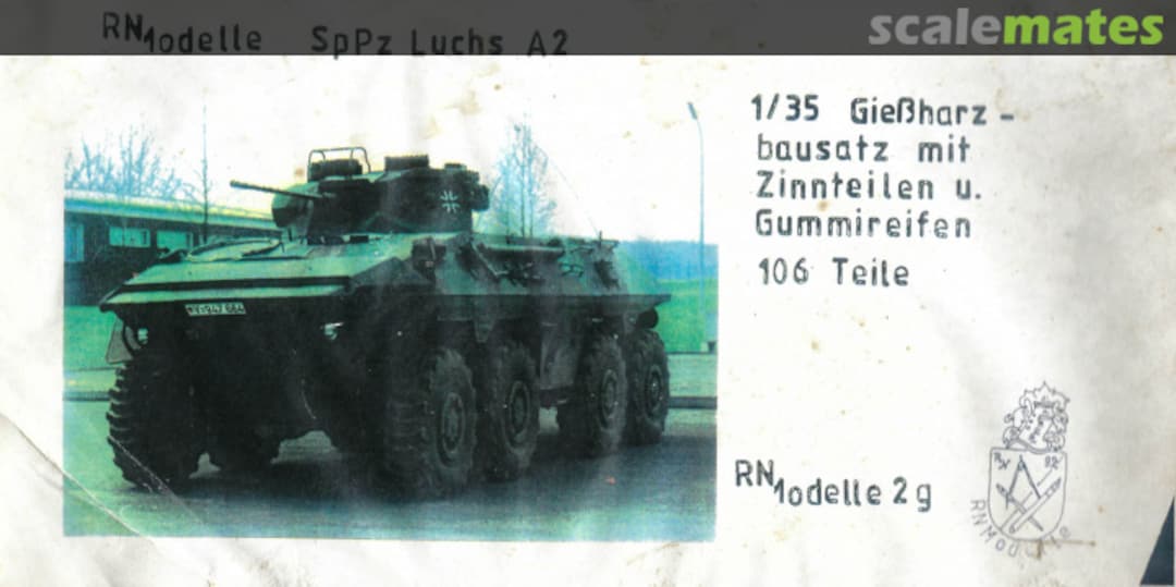 Boxart SpPz Luchs A2 35002 RN-Modelle Boxart SpPz Luchs A2 35002 RN-Modelle
