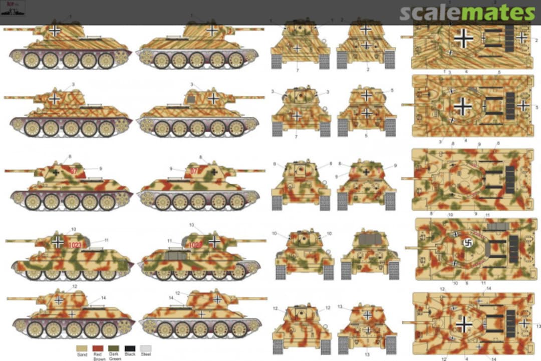 Contents T-34/76 MODEL 1943 - GERMAN CAPTURED T-34 MNFDT72020 ROP o.s. Contents T-34/76 MODEL 1943 - GERMAN CAPTURED T-34 MNFDT72020 ROP o.s.