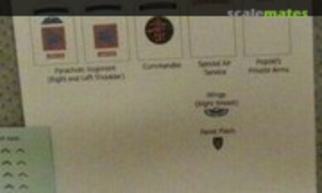 1:35 British Elite Insignia WWII (Quartermaster's Depot 35078) 35078