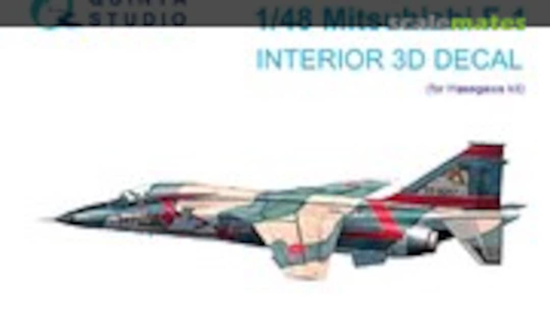 1:48 Mitsubishi F-1 interior 3D decals (Quinta Studio QD48064) QD48064