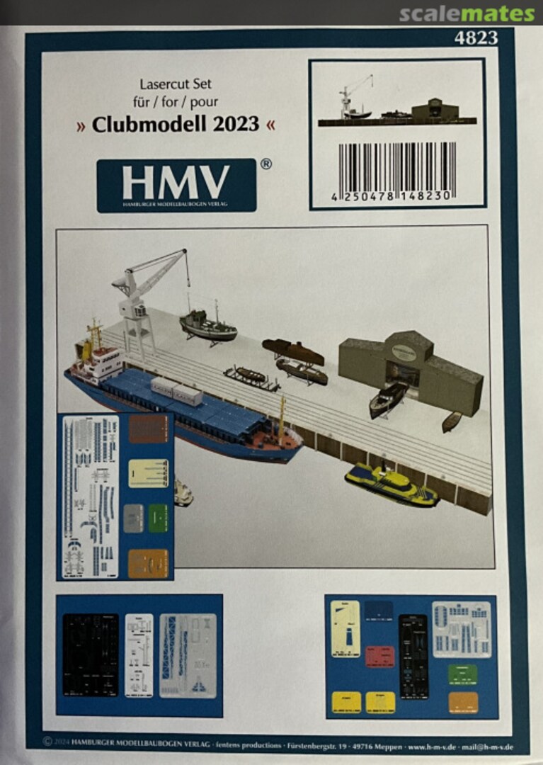 Boxart Clubmodell 2023 4823 HMV Hamburger Modellbaubogen Verlag Boxart Clubmodell 2023 4823 HMV Hamburger Modellbaubogen Verlag