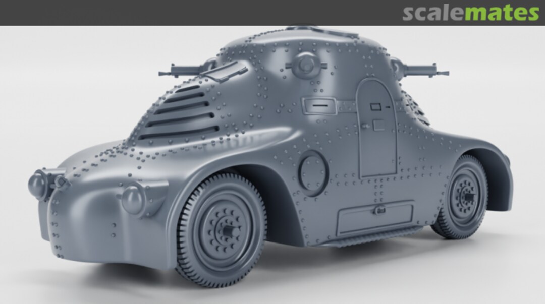 Boxart Armoured car Skoda PA-II Zelva (OA vz.23) - closed hatch 72011425 EMP3d Boxart Armoured car Skoda PA-II Zelva (OA vz.23) - closed hatch 72011425 EMP3d