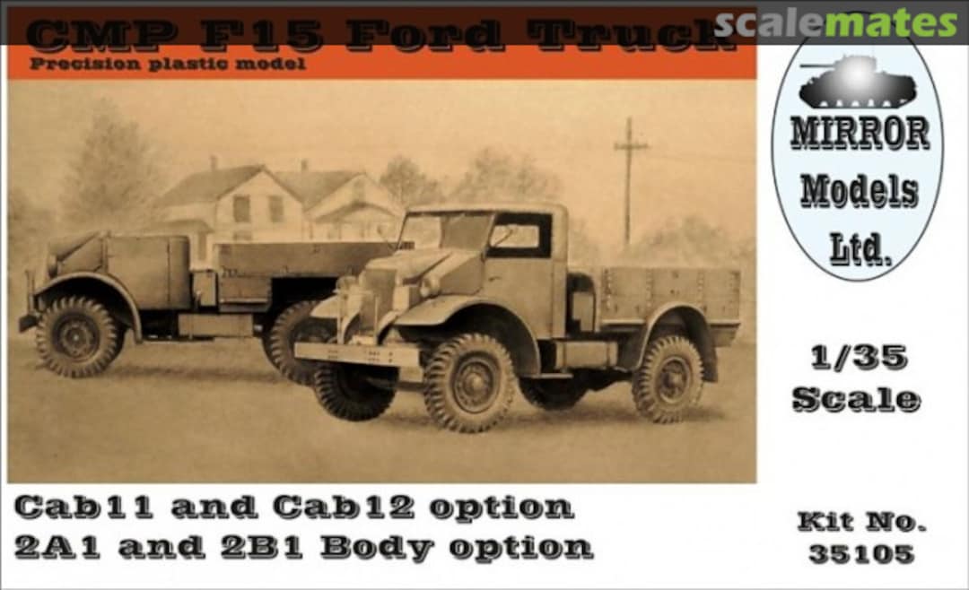 Boxart CMP F15 Ford Truck 35105 MIRROR Models Boxart CMP F15 Ford Truck 35105 MIRROR Models