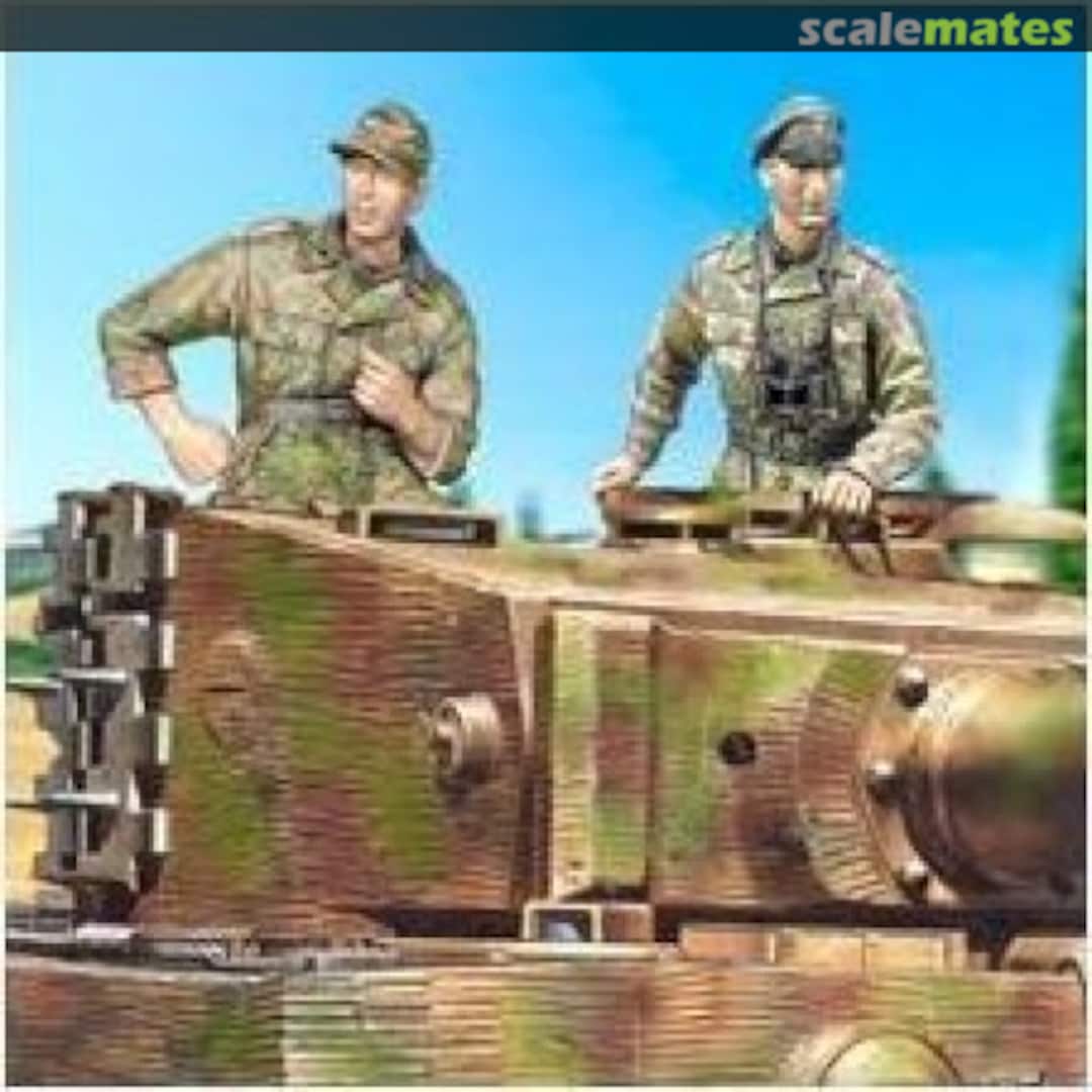 Boxart Waffen SS Panzer Crew Set (2 Fig.) 35032 Alpine Miniatures