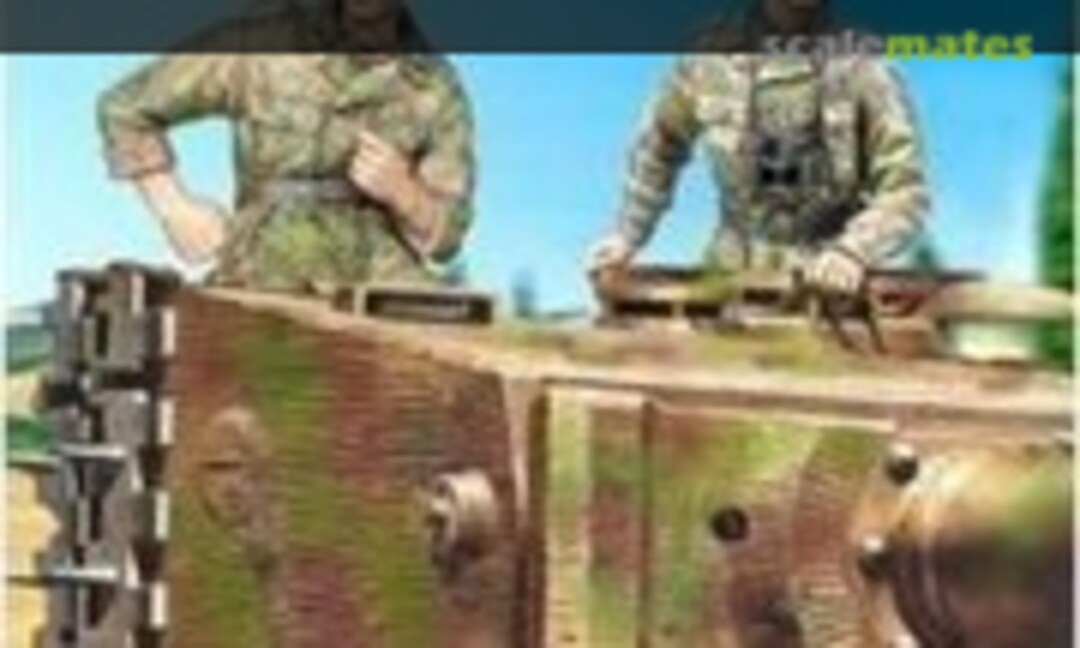 1:35 Waffen SS Panzer Crew Set (2 Fig.) (Alpine Miniatures 35032) 35032