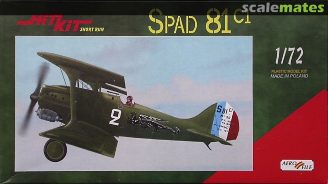 Boxart Spad 81 C1 HK016 Hit Kit Boxart Spad 81 C1 HK016 Hit Kit