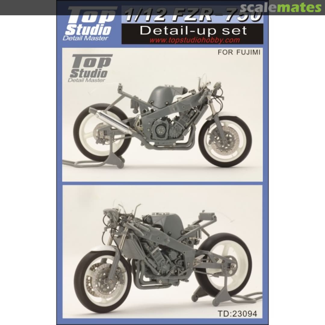 Boxart Yamaha FZR-750 Detail-up set TD23094 Top Studio Boxart Yamaha FZR-750 Detail-up set TD23094 Top Studio