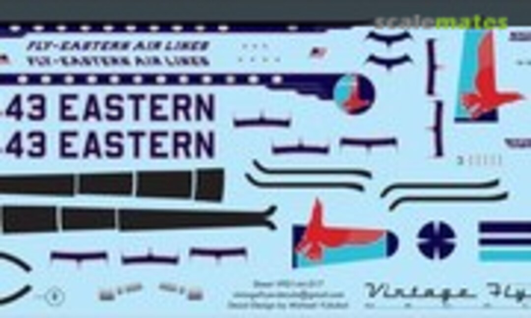 1:72 DC-4 Eastern (55) (Vintage Flyer Decals VFD072-017) VFD072-017