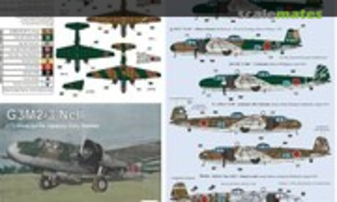 1:72 G3M2/3 Nell Japanese Navy Bomber (Rising Decals 72061) 72061