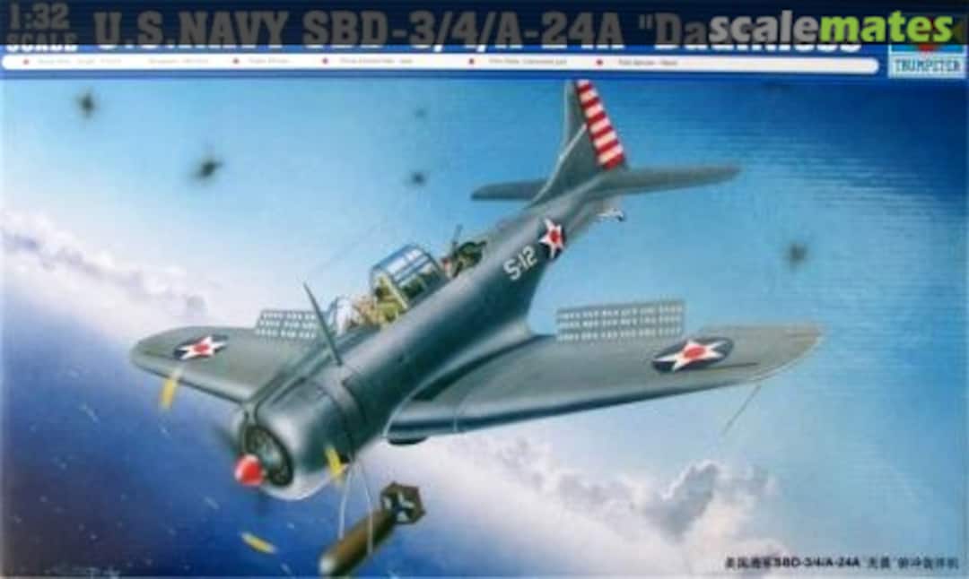 Boxart SBD-3/4/A-24A "Dauntless" 02242 Trumpeter Boxart SBD-3/4/A-24A "Dauntless" 02242 Trumpeter