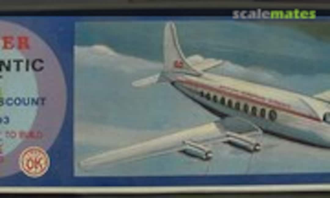 1:127 Vickers Viscount (Kader 393)
