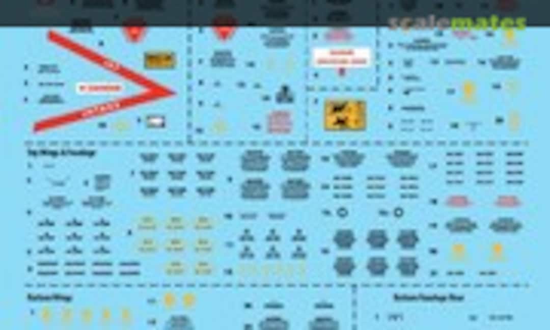1:48 F-4 Phantom II Assorted Versions (Microscale AC48-0051) AC48-0051