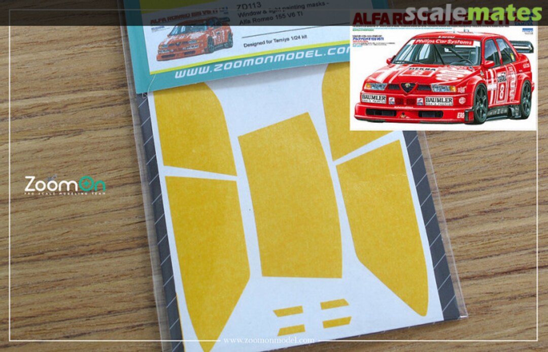 Boxart Window & light painting masks -Alfa Romeo 155 V6 TI ZD113 ZoomOn Boxart Window & light painting masks -Alfa Romeo 155 V6 TI ZD113 ZoomOn