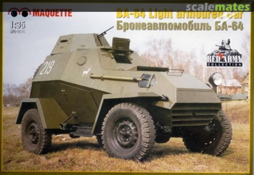 Boxart BA-64 Light armoured Car MQ-3513 Maquette