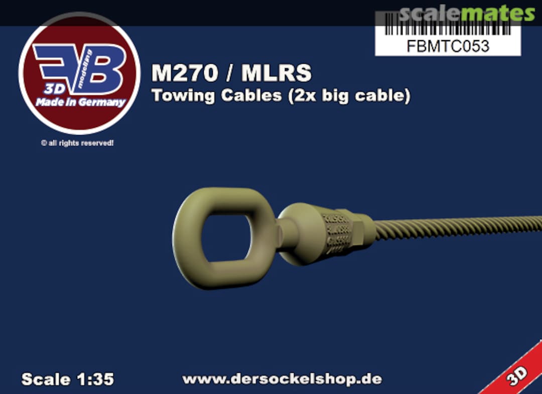Boxart M270/MLRS, Towing Cables FBMTC053 FB Modelling Boxart M270/MLRS, Towing Cables FBMTC053 FB Modelling