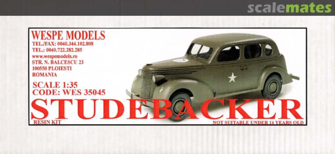 Boxart Studebaker Command Car WES 35045 Wespe Models