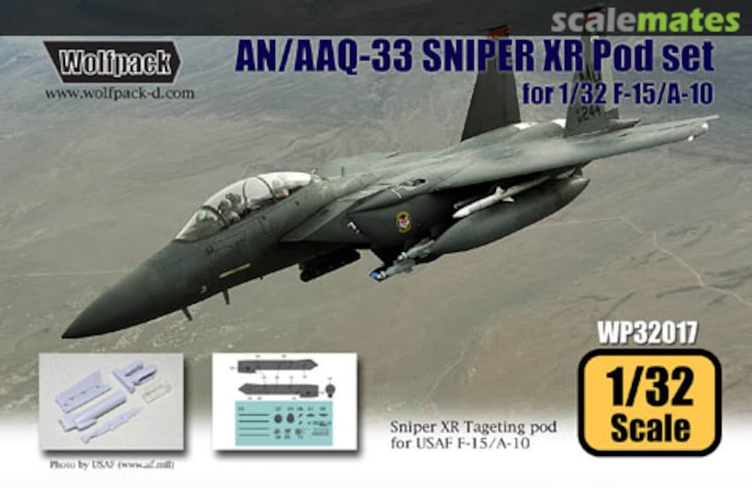 Boxart AN/AAQ-33 Sniper XR Targeting pod set WP32017 Wolfpack Boxart AN/AAQ-33 Sniper XR Targeting pod set WP32017 Wolfpack