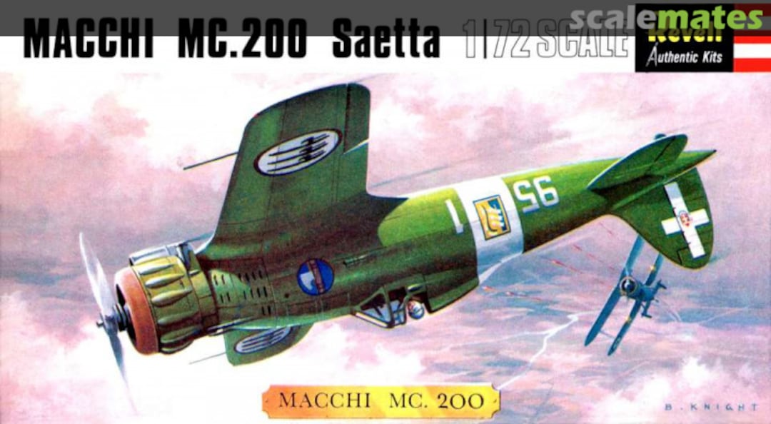Boxart Macchi MC.200 Saetta H-657 Revell (Great Britain) Boxart Macchi MC.200 Saetta H-657 Revell (Great Britain)