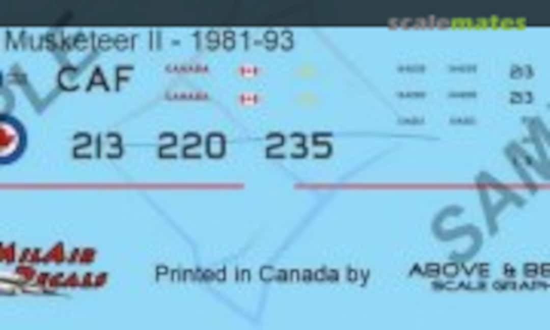 1:72 Beechcraft CT-134A Musketeer II / Sundowner (Above & Below Graphics 173) 173