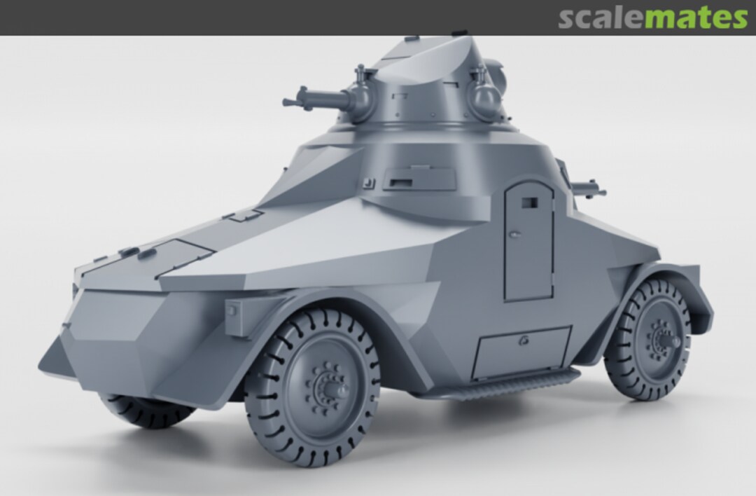 Boxart Armoured car Skoda PA-III - closed hatch 72011427 EMP3d Boxart Armoured car Skoda PA-III - closed hatch 72011427 EMP3d