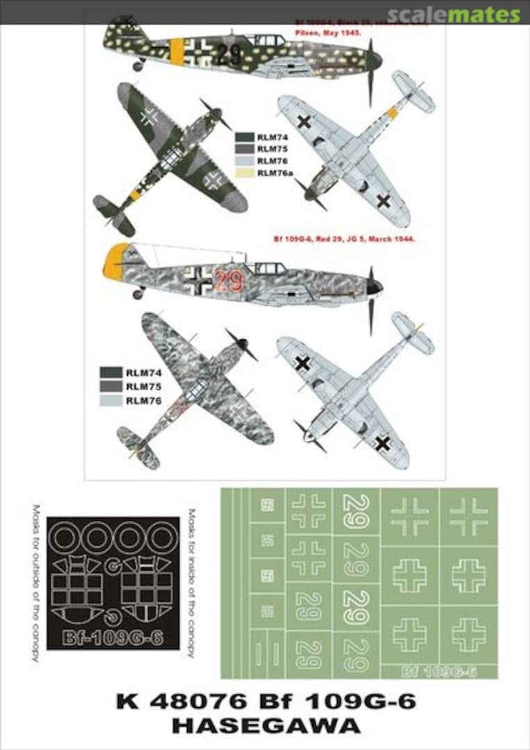 Boxart Bf 109G-6 K48076 Montex Boxart Bf 109G-6 K48076 Montex