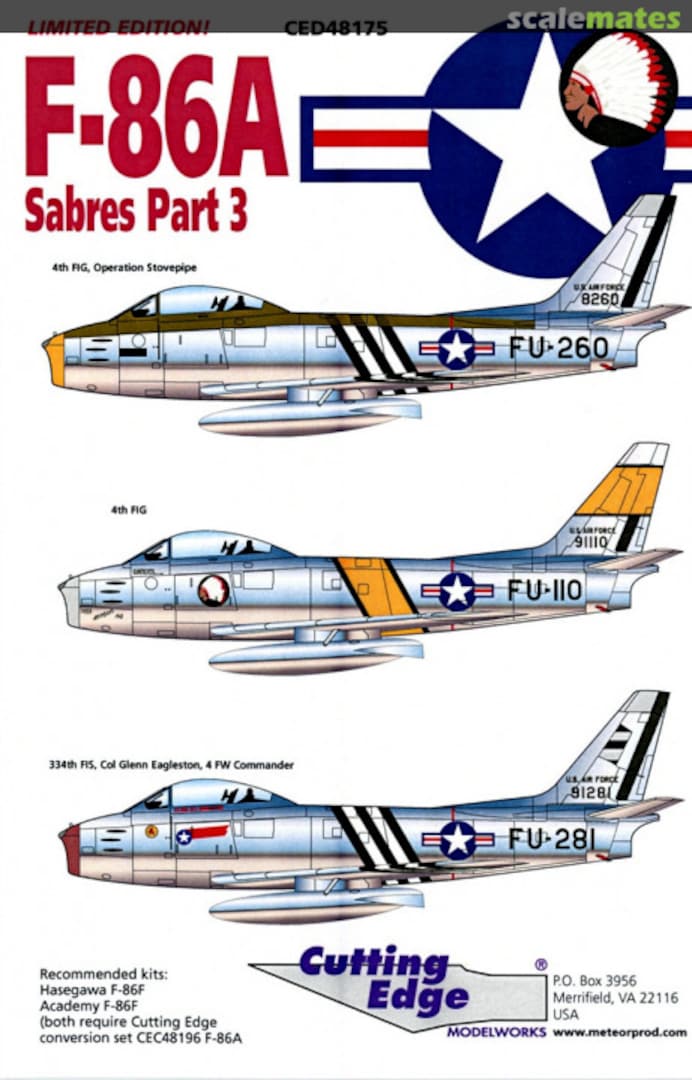 Boxart F-86A CED48175 Cutting Edge Modelworks Boxart F-86A CED48175 Cutting Edge Modelworks