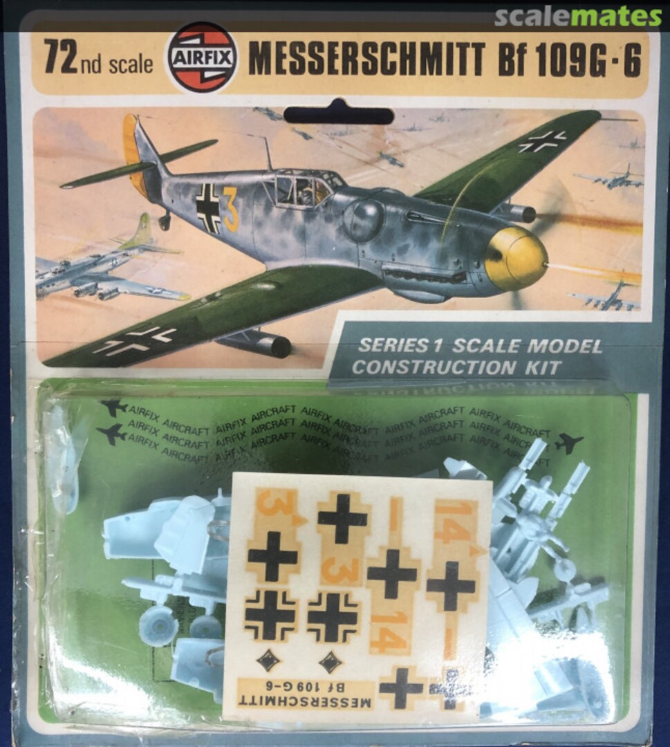Boxart Messerschmitt Bf 109G - 6 01006-1 Airfix Boxart Messerschmitt Bf 109G - 6 01006-1 Airfix