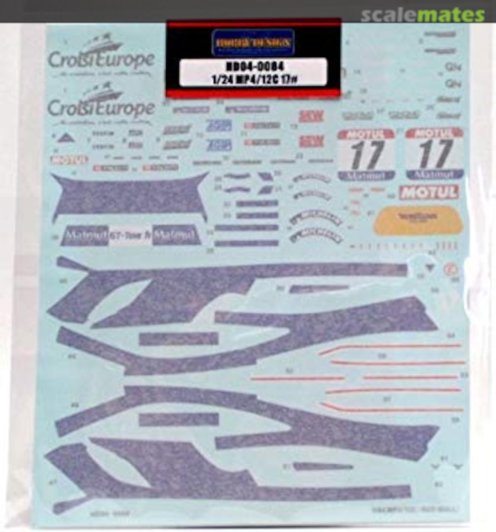 Boxart McLaren MP4/12C #17 Decal HD04-0084 Hobby Design Boxart McLaren MP4/12C #17 Decal HD04-0084 Hobby Design