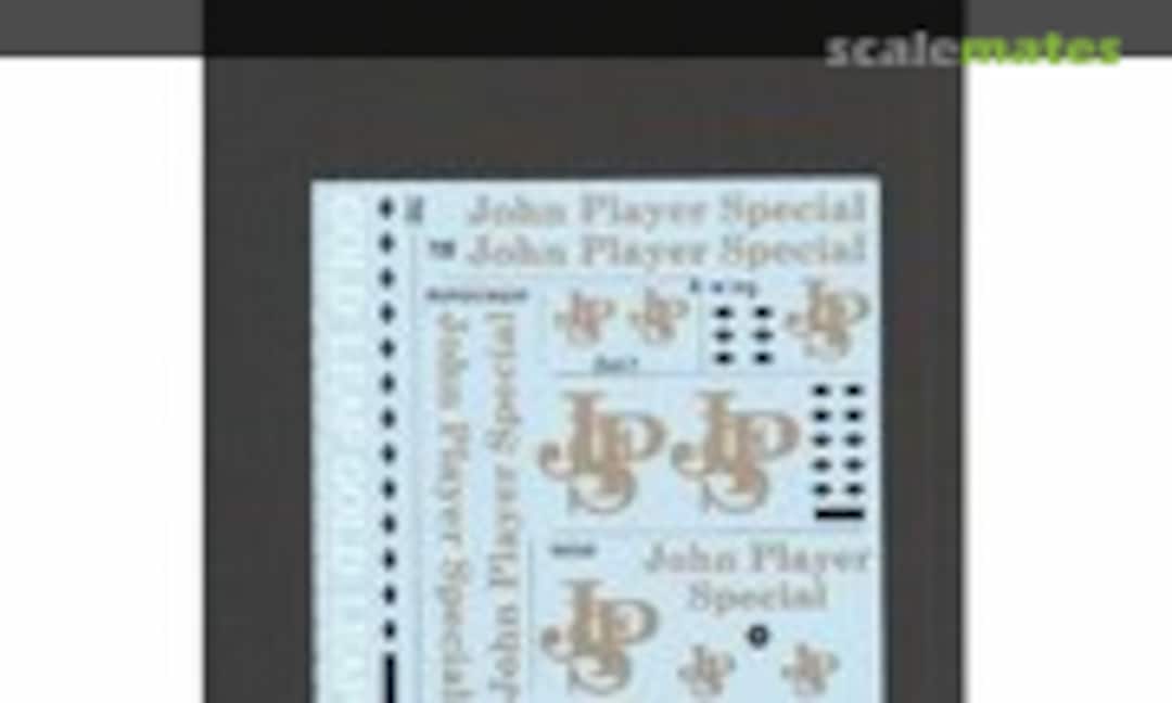 1:20 Lotus 72C & E Sponsership Decal (Ebbro) (Museum collection DC-684) DC-684