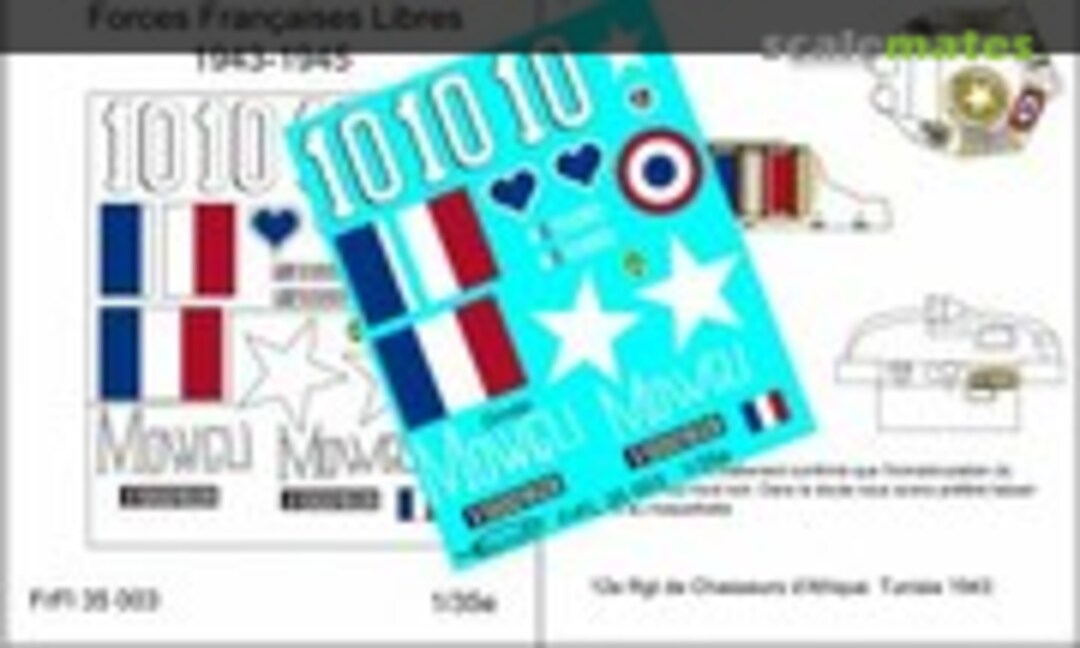 1:35 SOMUA S35 Forces françaises libres 1943-45 (HISTOPIC FrFl 35003) FrFl 35003