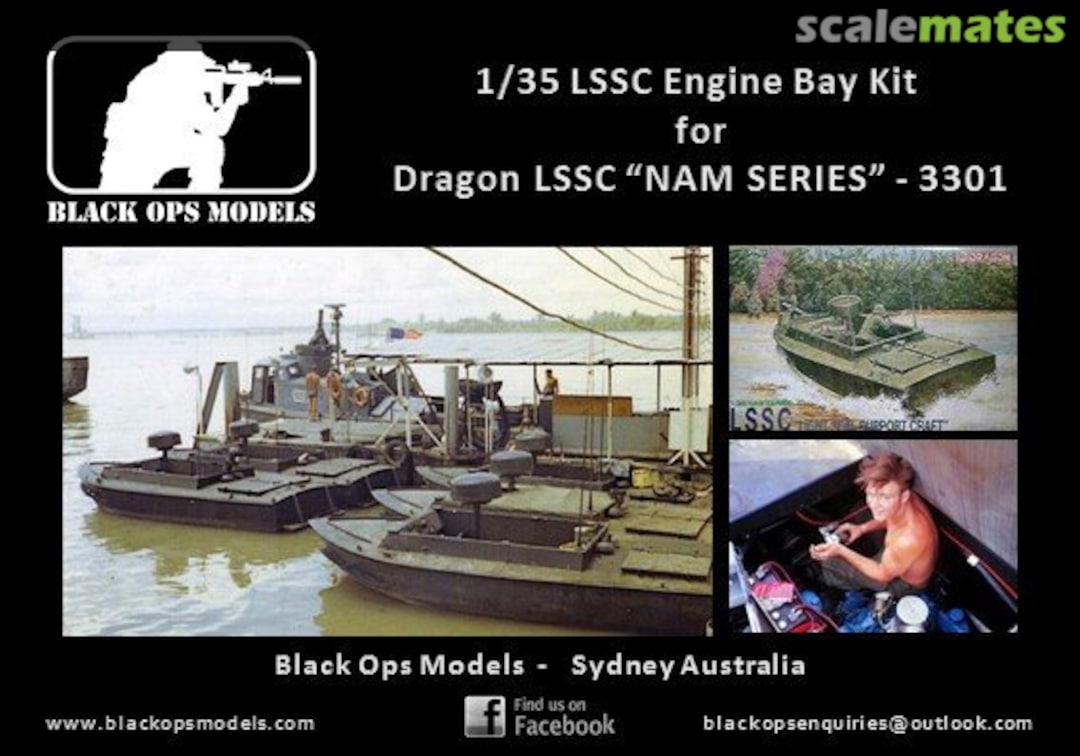 Boxart LSSC Engine Bay Conversion Kit  Black Ops Models