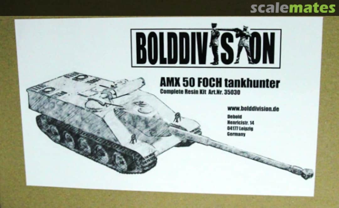 Boxart AMX 50 FOCH tankhunter 35030 Bolddivision Boxart AMX 50 FOCH tankhunter 35030 Bolddivision