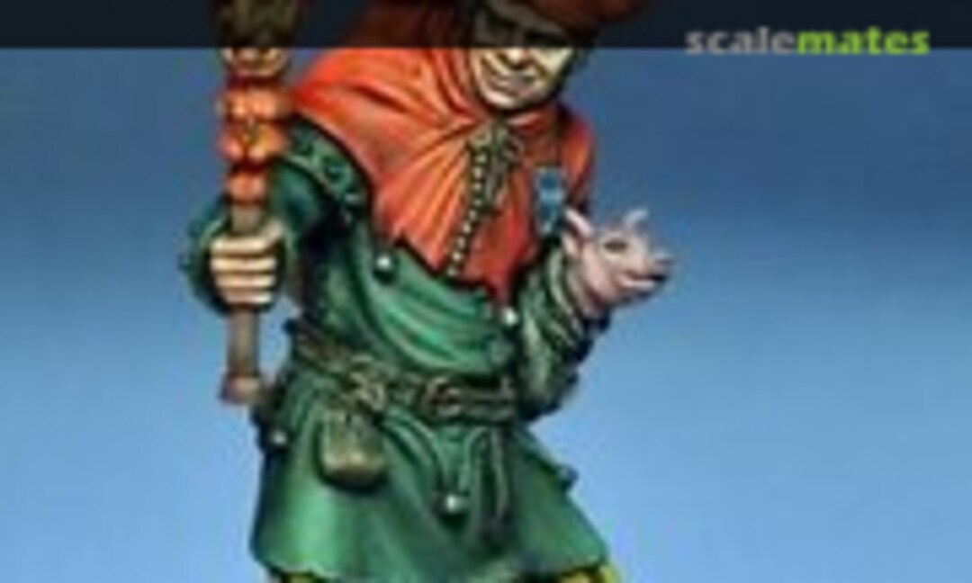 54mm Medieval Jester (Tartar Miniatures TR54-107)