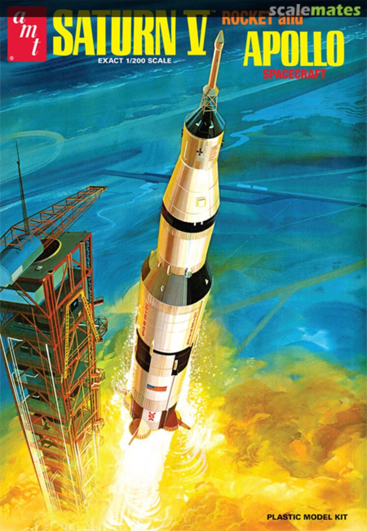 Boxart Saturn V Rocket and Apollo Spacecraft 1174 AMT Boxart Saturn V Rocket and Apollo Spacecraft 1174 AMT