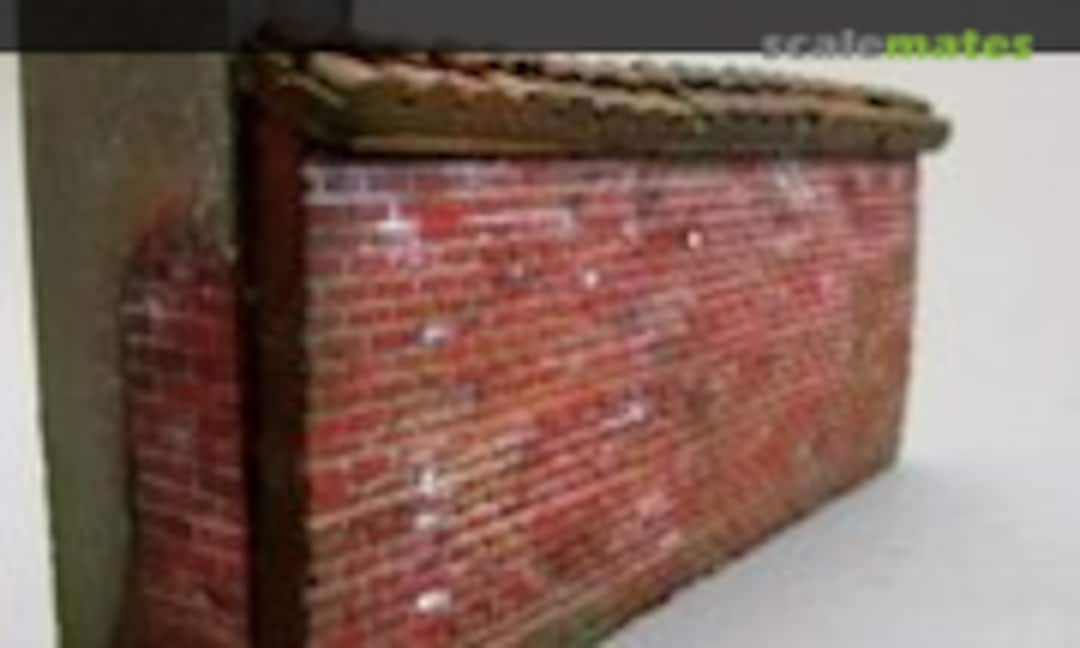 1:35 Tiled wall and pillar (Fields of Glory FoG5192) FoG5192