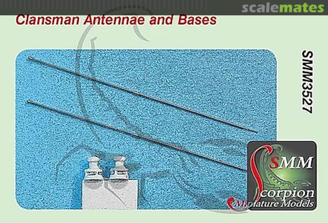 Boxart Clansman Antennae and Bases SMM3527 Scorpion Miniature Models Boxart Clansman Antennae and Bases SMM3527 Scorpion Miniature Models