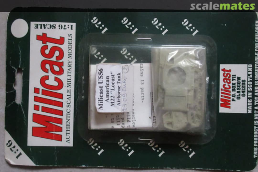 Boxart M22 "Locust" US56 Milicast Boxart M22 "Locust" US56 Milicast