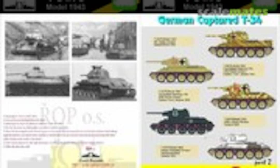 1:72 T-34/76 MODEL 1943 - GERMAN CAPTURED T-34 (ROP o.s. MNFDT72021) MNFDT72021
