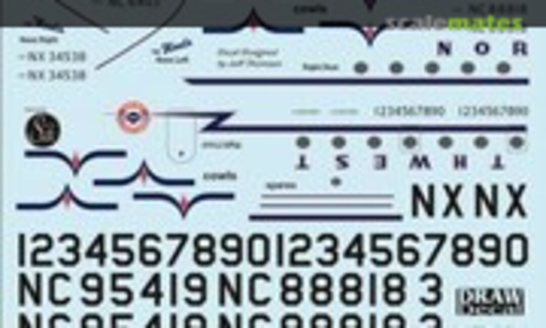1:72 Douglas DC-4 (Draw Decal 72-DC4-1) 72-DC4-1